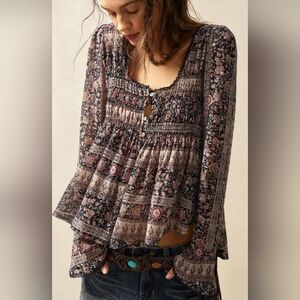 Boho Gypsy Loose Fit Top